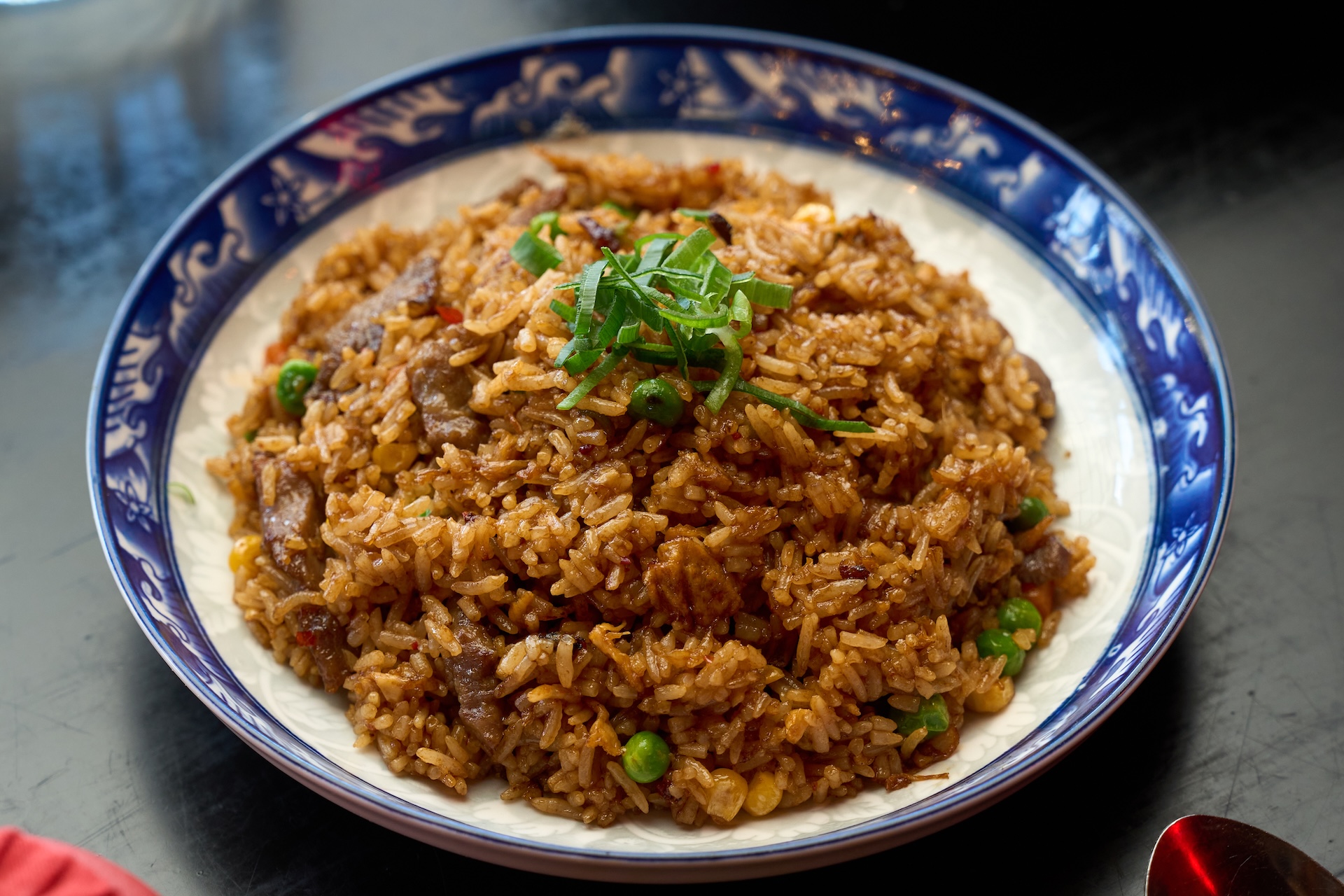 Indonesian beef nasi goreng