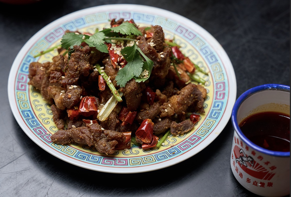 Stir fried cumin lamb