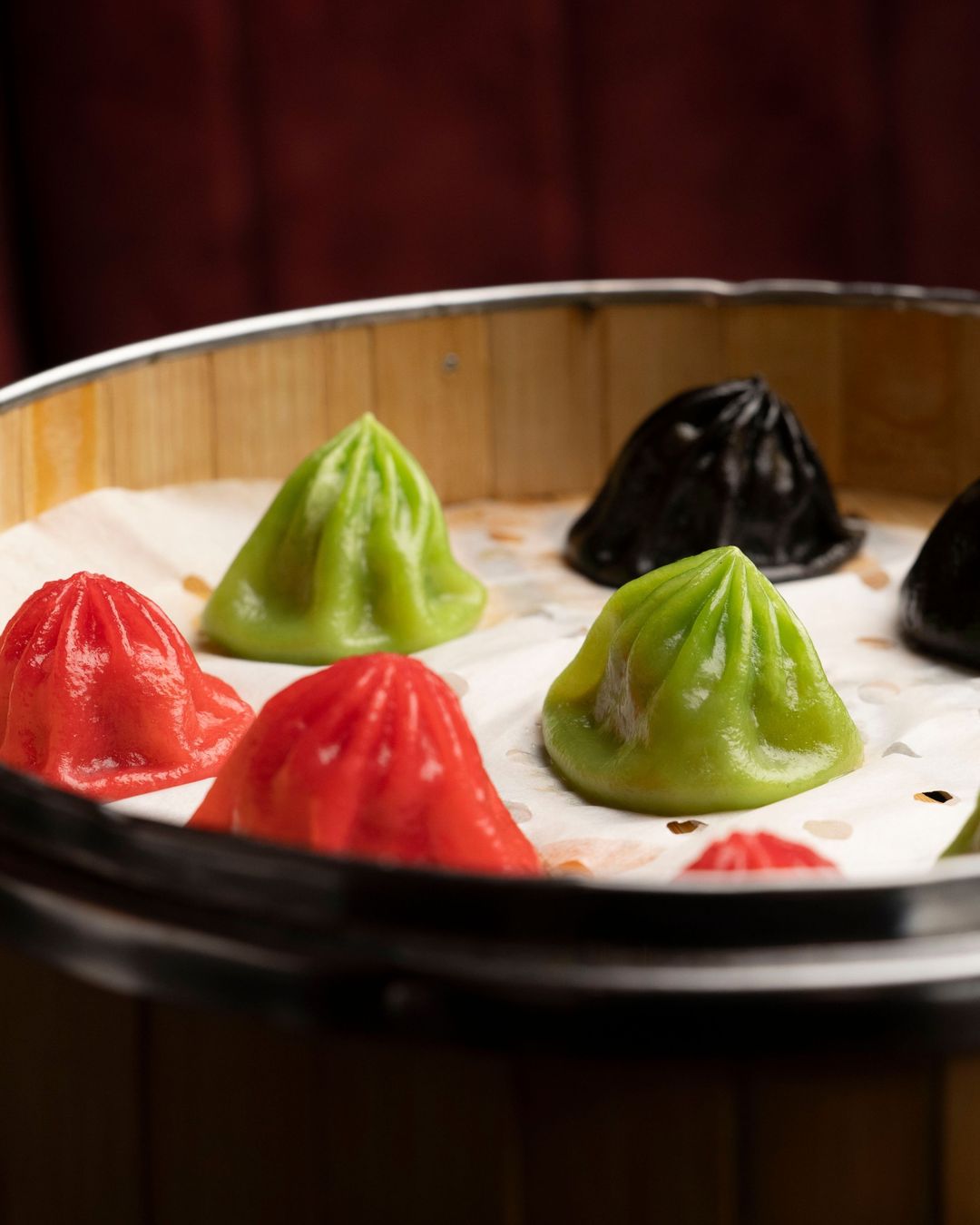 Xiao long bao, fresh off the steamer